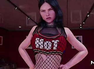 Boss girl undresses another girl in fashion business game episode 70.