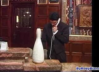 man, this hotel is full of european whores with big tits getting their asses fucked in anal sessions