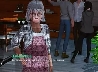 in eternum 135, characters explore hentai game scenes