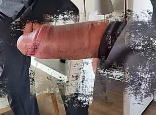 Yuri Gaicho shows off his big gay dick, masturbating solo in front of the mirror.