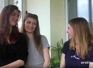 horny lesbian babes unleash wild threesome desires