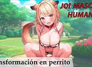 Spanish Jerk Off Instructions For Sexual Slaves Transformation Into Puppy