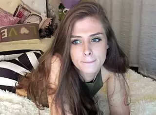 My Horny Neighbor Uses Dildo on Her Pussy in Quarantine