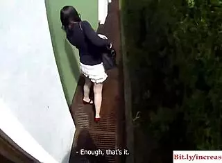 Out-Of-Town Gal Gets Fucked Outside In Hardcore Action