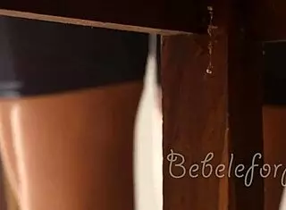 Cute Latina Cleans Hose and Gets Excited for Cash