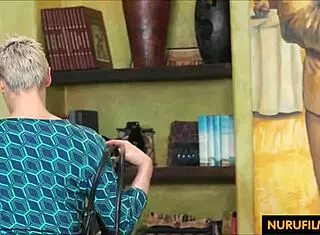 Student Surprises Teacher with Erotic Massage and Sensual Fingering. Old and Young 18+ Explore Forbidden Desires.