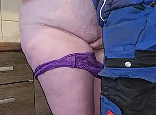 She is the boss but she invited me for an interview then a miracle happened she started to take off my work pants and started