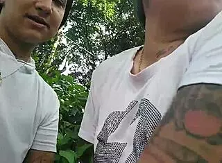 did you see these horny colombian lesbians licking ass in the public park?