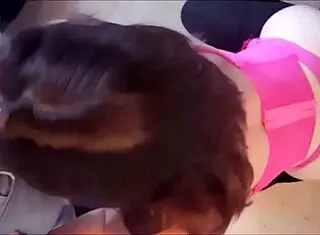 French Amateur Doggystyle Fuck In Satin Lingerie With Blowjob And Rimjob