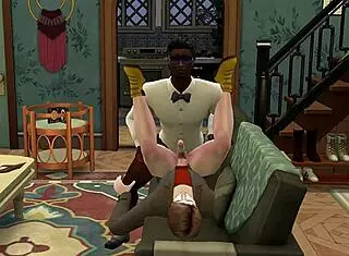 Intriguing Gay Hentai Threesome with Monster Cocks