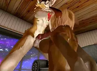 the date with the dream furry involves doggystyle, riding, blowjob, and cumshot on big ass