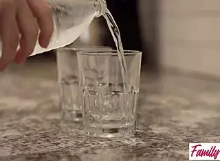 Aria valencia surprises with big tits and creampie in group 😲