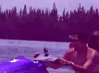 i'm watchin pretty teen coeds do a foursome on the speedboat