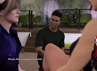 Cheating Wife Flirts In Anime