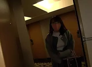 Is this cute asian babe seducing with her big tits?