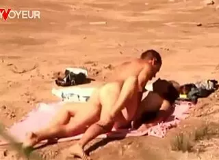 beach voyeur catches horny teen 18+ couple banging outdoors