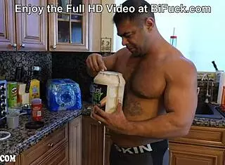 Bisexual hero Draven Navarro fights villains Jemma Jensen and Colby Jensen at bifuck 😈