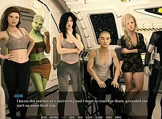 Cartoon sex game with 4.3D animation and fucking action