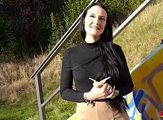 German Scout - Teen 18+ Nurse Lacy Lynn Seduces for First-Time Porn Casting.