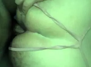 Latina Emo Bent Over in Thong