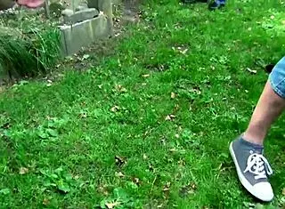 summer garden party, used dirty by guests, ugh