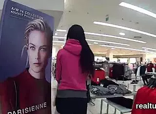 Ravishing Czech Girl Tempted in Shopping Centre, Filmed in POV