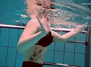 Dashka’s Stunning Beauty Shines at Swimming Pool