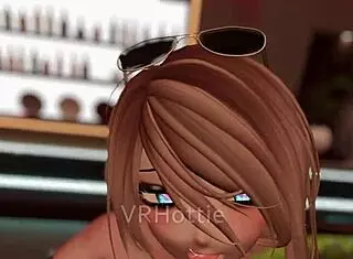 Big tits boobjob at bar pov lap dance vrchat erp