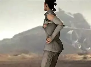 rey auditions in cute anime outfit