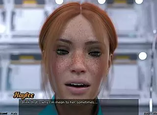 Stranded In Space 33: First Kiss With Redhead Haylee