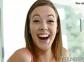 Teen Amateur Slurps Gigantic Pecker In Pov Deepthroat Session