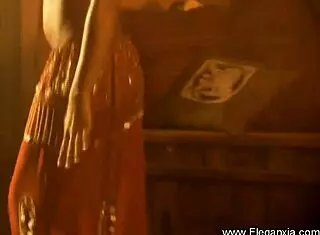 I admire the classic indian beauty in her striptease and nude dancing