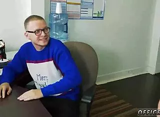 Young boy and old lady in gay sex movie