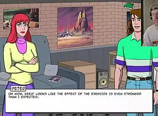 i saw peter parker exposed in cosplay therapy uncensored, his tits and pussy on display