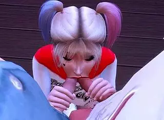 harley quinn turned into sex slave for rough anal