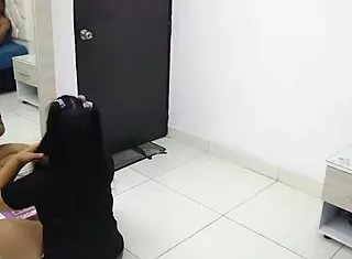 latina brunette enjoys first fuck with stepfather, getting deepthroat and doggystyle