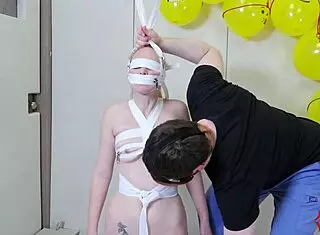 Boundage Slut Undergoes Domination With Face Fucking And Ass To Mouth