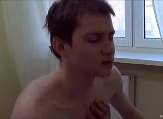 Gorgeous Gay Twinks Sucking and Fucking in Doggy Anal