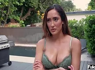 big titty chloe amour gets bent over for deepthroat