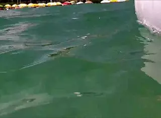 My husband and I have fun on the beach