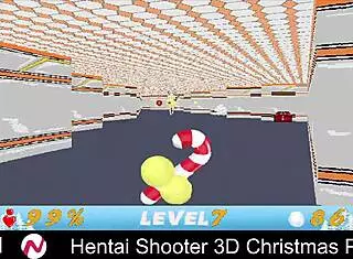 Hentai Shooter 3D Christmas Party With Big Tits And Monsters