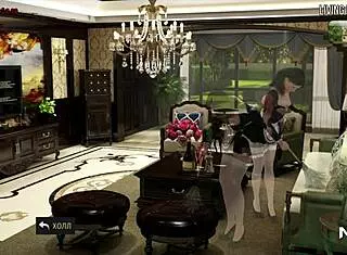 Hentai Girl In 3D Game Wants Spanking