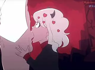 modeus - the lustful demon helltaker big cock tits blowjob