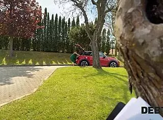 debt4k payback bitch seduces with blowjob and tits