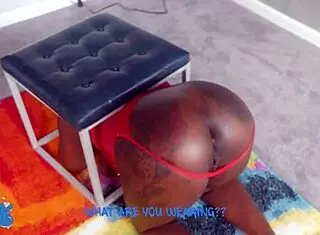 Nikkistackzzz bends over for doggystyle fucking and tit groping