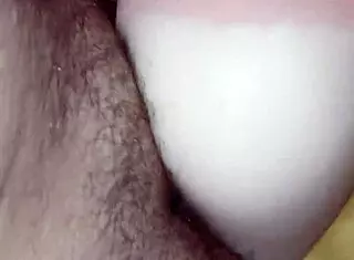 First Ejaculation Using Vibrant Sex Toy