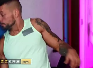 busty czech hottie sofia lee enjoys fuck during workout - brazzers