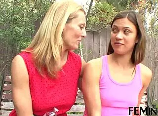 Wow, Blonde Milf Gets Her Pussy Licked In Feminge 4k!