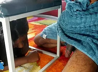 Nikkistackzzz bends over for doggystyle fucking and tit groping