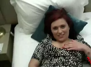 Redhead Sucks Big Dick In Public With Lulu Pretel